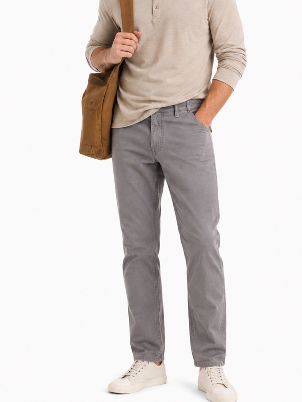 Vineyard Vines Men’s Grey Twill Mid Rise Flat Front Chinos Pants 30X30”